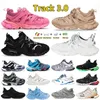 Track 3.0 Parijs Heren Dames Casual Schoenen Sneakers Luxe Merk Designer Trainers Triple S Lederen Platform Sneaker Ijsroze Blauw Wit Oranje Zwart Sneaker