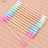 Cotton Swab 100 pièces/paquet coton-tige Double tête femmes maquillage coton médical Double tête bâtons de bois oreilles nettoyage outil de soins de santé L231117