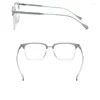 Zonnebrilmonturen Belight Optical Heren Dames Zakelijke stijl Titanium Half randloos ontwerp Brilmontuur Brillenglazen met sterkte DRX2085