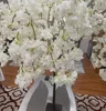 Planta de simulación de cerezo, árbol de flores simuladas falsas, decoración para sala de estar, Hotel, boda, muebles de fiesta en casa, 4 Uds.