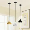 Kroonluchters Europa Led Iron Noordse licht Luster Suspensie E27 Hangkroonluchter Huisverlichting Ring Lamp Slaapkamer