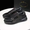 Famous Men Casual Shoes Senior FLY BLOCK Running Sneakers Italy Luxurious Onyx Resin Low Tops Black White Mesh & Leather Designer Breathable Athletic Shoes Box EU 38-45