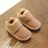 Baby-Baumwollschuhe, Winter, Kaschmir, warme Kinder-Schneestiefel, Jungen, Kinder-Baumwollstiefel, Kleinkinder, Lauflernschuhe