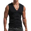 Men's T Shirts Men's Solid V Neck Tank Top Casual Breathable Sleeveless Shirt