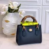 2Sizes Pochette Marmont Diana Bamboo Bag 5a جودة مصمم جلدي أصلي حقيبة يدوية على عاتق الجسم الكتف