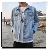 Giacche da uomo 2023 Blue Denim and Coats Slim Fit Jeans Spring Autumn Vintage Outwear Casual 3xl