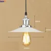 Pendant Lamps IWHD White Retro LED Lights Fxitures Dinning Room Hanging Vintage Lamp Edison Style Loft Industrial Light Home Lighting