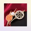 Nowy design kryształowy metalowe puste kwiaty bransoletki dla kobiet biżuteria mody 2021 Pearl wisiorek bransoletki Egipt Enamiel Bangle Bijoux 35138413
