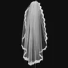 Pure white Bride Wedding Frilly lace Hair head Veil WITH COMB