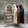 Winter Nieuwe Stand Kraag Dikte X-Lange Brood Pluizige Puffer Jas Oversized Witte Eend Donsjack Vrouwen Sneeuw Uitloper