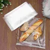 Emballage cadeau 100 pièces sac à pain sacs en Cellophane paquet de biscuits violoncelle adhésif pour boulangerie