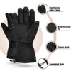 Chauffe-pieds à main gants chauffants électriques alimentés par batterie hiver chaud gants chauffants de moto étanche écran tactile chauffe-mains pour cyclisme Ski 231116