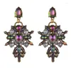 Dangle Earrings Wedding Bridal Statement Crystal Women Vintage Rhinestone Drop Brincos Femme Bijoux