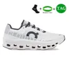 Scarpe Running Cloudmonster uomo On Cloud monster 1 Retro High OG Sneakers allenamento e cross Undyed White ash green Runner Outdoor Train