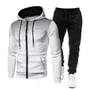 Giacche da uomo 2023 Completi da uomo Felpe con cappuccio Pantaloni Autunno e Inverno Tute sportive Felpe casual Tuta Abbigliamento sportivo Giacca da moto Uomo