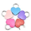 Door Locks Wholesale 7 Colors Heart Shaped Concentric Lock Metal Mitcolor Key Padlock Gym Toolkit Package Building Supplies Drop Del Dhomq