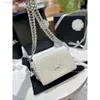 Designer Channel Bag Channell New Xiaoxiangfeng Multi Chain Wide Chain Silver Lingge Underarm Tofu Bag Square Fat Lip Cover Bag