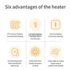 Space Heaters 220V Heater Vertical Household Electric Heater PTC Ceramic Heater Three Seconds Thermal Heaters Winter Warmers EU Plug YQ231116