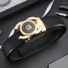 Riemen 2023 Luxe lederen riem Heren Trend Jong Automatische knop Mode Zakelijk Casual Golf