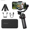 Stabilisateurs iSteady M6 KIT Smartphone stabilisateur de cardan portatif trépied Selfie avec Flash de lumière de remplissage magnétique AI pour l'enregistrement vidéo Q231116