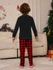 Family Matching Outfits Santa Claus mother child top pants family matching set Christmas pajamas baby jumpsuit 231116