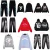 Designer Hoodies Hellstar Hoodie Vintage Moletons Retrato High Street Tide Hip Hop Engrossado Athleisure Pintado à Mão Bolsos Mulheres Suéteres Grossos Hoodys