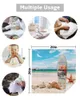 Table Napkin 4pcs Surf Beach Starfish Shell Square 50cm Party Wedding Decoration Cloth Kitchen Dinner Serving Napkins