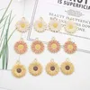 Charms 10/20pcs esmalte o sol da flor da flor de óleo gotejamento de jóias Diy Jóias Acessórios para cabelos Brincos de pulseira PendantsCharms