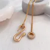 Collane con ciondolo serpente Collana con croce da donna per uomo Gioielli di nuovo stile