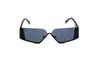 ユニセックスデザイナーサングラス新しい8036ファッショントライアングルラベルサングラスサングラススクエアフレームUV保護メガネ