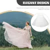 Women's Shapers Skirts Wedding Crinoline Petticoats Underskirt Dress Fabric Bridal Women Floor Length