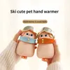 Grzeźby przestrzeni 2022 Nowy podgrzewacz ręczny Prezent USB dla dziewcząt 10000 mAh Ogrzewanie podgrzewacza ręka 2-w-1 Ładowanie ręka cieplej narciarski słodki usb ciepła