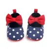 First Walkers 0-18M Autumn Baby Girl Cotton Casual Bow Shoes Born Cute Non-slip Soft Soled Walking