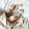 Couvertures Né Enfants Coton Super Doux Bébé Mousseline Swaddle Wrap Couverture Tricotée Pour Bébé Garçon Fille Literie Couette