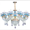 Ljuskronor moderna lyxiga kristallvilla vardagsrummet mode sovrum mat taklampa vackra inre dekorationslampor
