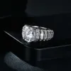 New Design 925 Sterling Silver Jewelry Ring Round 5ct Gra 인증 라운드 브릴리언트 Moissanite