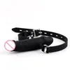 Adult Toys Silicone Open Mouth Gag Dildo Oral Fixation Strap On Slave Harness Bondage Erotic Goods For Adult Sex Toys For Couple Bdsm Games 231116