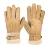 Pięć palców Rękawiczki 100% owczacza zimowe rękawiczki rękawiczki dla kobiet mężczyzn prawdziwe kaszmirowe futra ciepłe rękawiczki panie pełne palce prawdziwa skóra 231115
