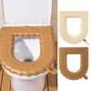 Housses de siège de toilette, coussin avec poignée, offre confort et chaleur, housse polyvalente, coussin décoratif pour salle de bain