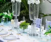 4st Acrylic Crystal Wedding Road Lead Table Flower Stand Candlestick Centerpiece Event Party Wedding Decoration Supplies