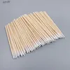 Cotton Swab 300/500 pièces coton-tige en bois outils d'extension de cils maquillage Permanent soins médicaux des oreilles nettoyage bâtons de bois bourgeons cosmétiques TipL231116