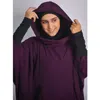 Ethnische Kleidung Ramadan Einteiler Jilbab Lange Khimar Abaya Muslimische Frauen Kleid Gebetsgewand Dubai Saudi Maxi Lose Robe Eid Niqab