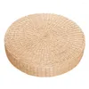 Pillow Tatami Breathable Widely Applied Comfortable Round Straw Weave Handmade For Floor