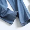 Jeans masculins Maxduuti 2023 Angleterre Style High Street Vintage côté des poches Cargo Denim Pantal