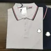 Monclair polo lüks gömlek klasik erkekler polo gömlek tasarımcısı yaz erkek gömlek marka polo gömlek iş gündelik tee İngiltere tarzı gömlek Asya boyutu m-xxl eBig