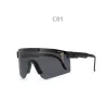 2023 Original Pits VIPERS Sport Google TR90 polarisé pour hommes / femmes lunettes coupe-vent en plein air 100% UV miroir cadeau lunettes de soleil avec boîte50