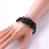 Chain Kpop Armband Roestvrij Staal Hip Pop Cool Tiger Bangle King Of The Forest GoudZwarte Kleur Sieraden Dieren Armbanden Gift H2702 231115