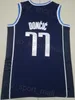 Stitched City Basketball Luka Doncic Jerseys 77 Kyrie Irving 11 Classic Earned Icon Team Color Black White Green Navy Blue Bortable For Sport Fans Pure Cotton Men