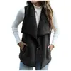 Kvinnors jackor kvinnor damer mode casual sexig jacka vinterrock outwear varm gilet väst imple design gata all-match stickad