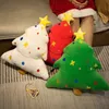 Peluş Bebekler Noel Dekorasyon Ağacı Yastığı Backrest Yumuşak Dolgu Hediyesi 231115